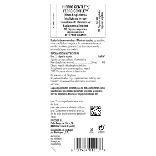 Solgar Gentle Iron for Sensitive Stomachs - 180 Count