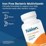 Bariatric Fusion Multivitamin, 60 Capsules, Iron-Free