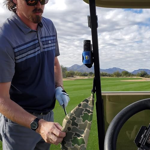 Magnetic Camo Green Golf Towel with Strong Magnet