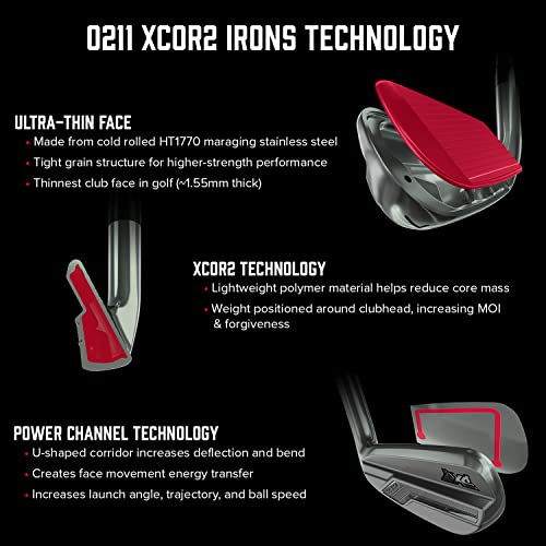 2022 PXG XCOR2 Irons Set for Right-Handed Golfers