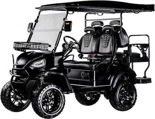 48V 5000W AC Motor Golf Cart with Off-Road Tires