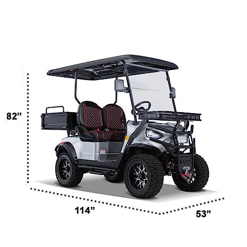 Kandi America 2 Passenger Electric Golf Cart - White