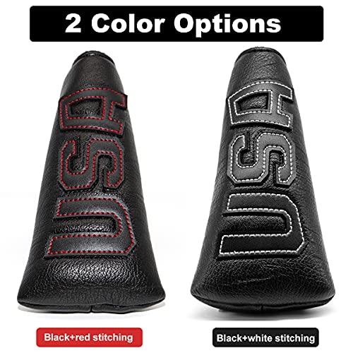 Barudan Golf Black Blade Putter Headcovers with USA Flag