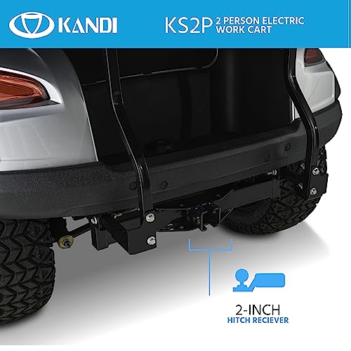 Kandi America 2 Passenger Electric Golf Cart - White