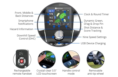 Motocaddy M7 GPS Remote Electric Golf Caddy - Black