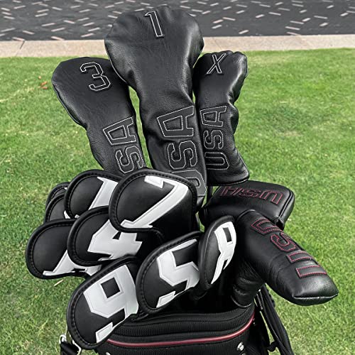 Barudan Golf Black Blade Putter Headcovers with USA Flag