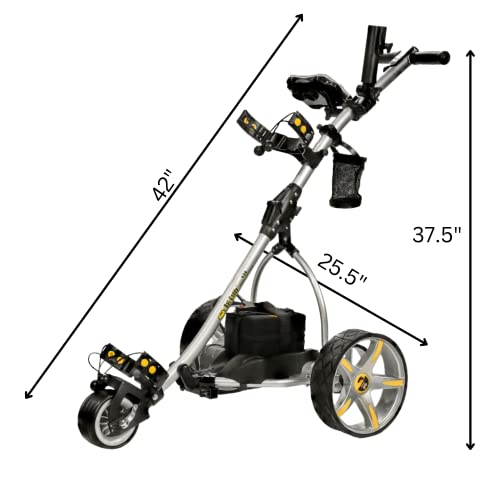 BATCADDY X3R 18-Hole Battery Golf Push Cart, Remote Control