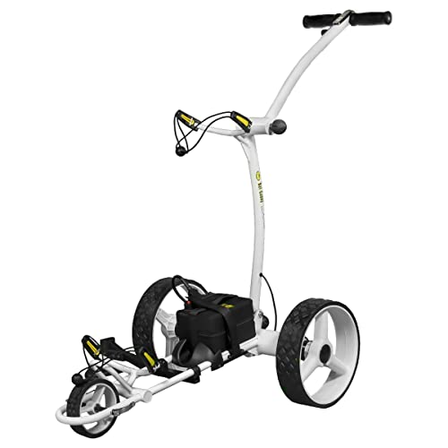 Arctic White Golf Push Cart with Remote Control
