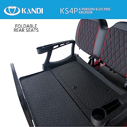Kandi America 4 Passenger Electric Golf Cruiser - Black