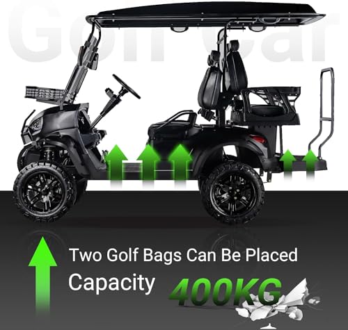 Maoifaec Electric Golf Cart with 48V Motor & Off-Road Tires