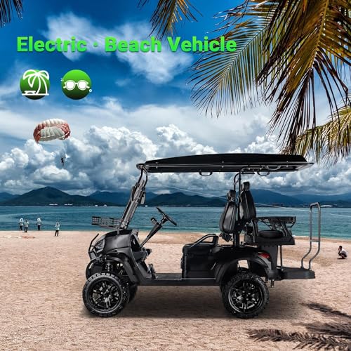 Maoifaec Electric Golf Cart with 48V Motor & Off-Road Tires
