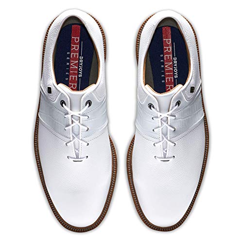 FootJoy Premiere Packard Golf Shoe White 10 Wide