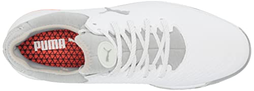 Puma Men's Proadapt Alphacat Golf Shoe, White/High-Rise