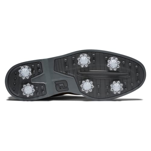 Men's FootJoy FJ Originals Golf Shoe, White/Brown, Size 9.5