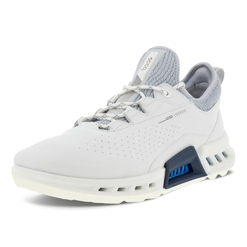 ECCO Men's Biom C4 Waterproof Golf Shoe, White