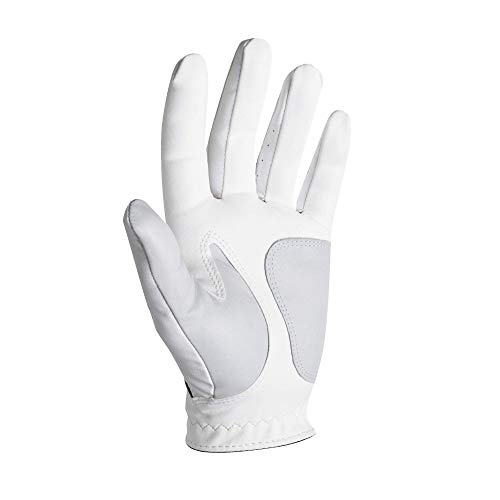 FootJoy Men's WeatherSof Golf Glove, White, Size Large