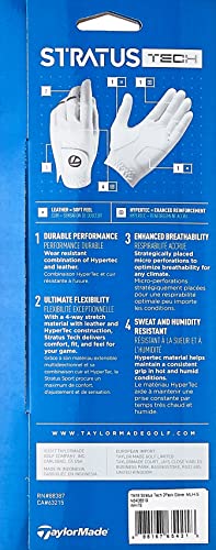 TaylorMade Stratus Tech Glove 2-Pack for Left Hand