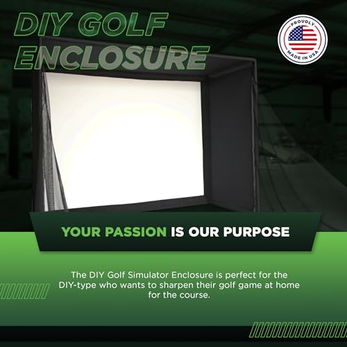 DIY Golf Simulator Enclosure Kit - SIGPRO Screen