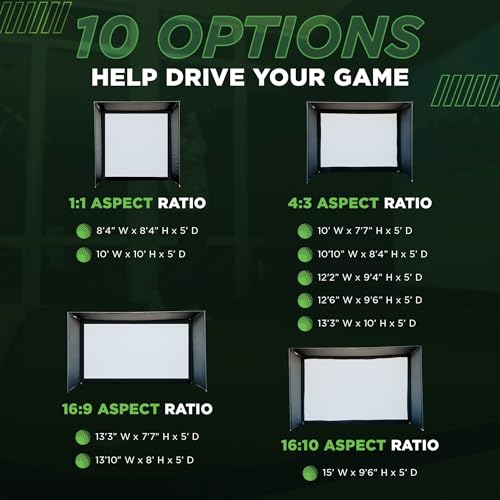 DIY Golf Simulator Enclosure Kit - SIGPRO Screen