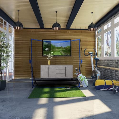OptiShot 2 Golf Simulator: Home Edition with Net, Mat