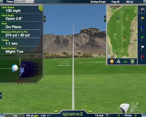 OptiShot 2 Golf Simulator: Home Edition with Net, Mat