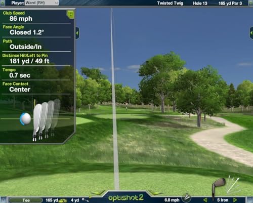 OptiShot 2 Golf Simulator: Home Edition with Net, Mat