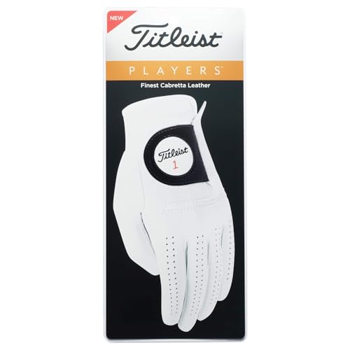 Titleist Players Men's Left Hand Golf Glove, Size Large