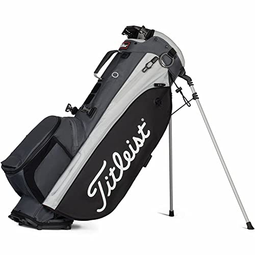 Titleist Players 4 Plus Stand Bag 2021 - Charcoal/Gray/Canary