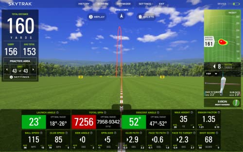 SkyTrak+ Launch Monitor & Golf Simulator for Golfers