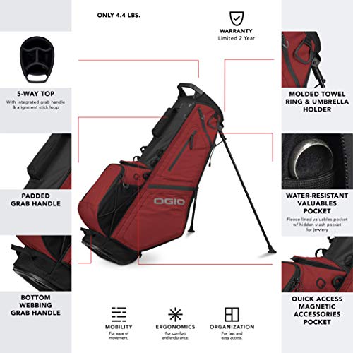 OGIO XIX Golf Stand Bag in Clay Color