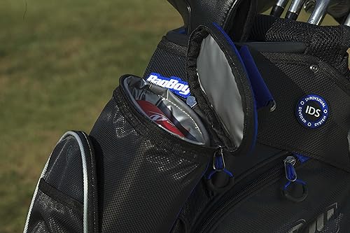 Bag Boy Chiller Hybrid Bag in Black/Charcoal/Red