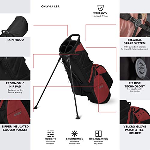 OGIO XIX Golf Stand Bag in Clay Color