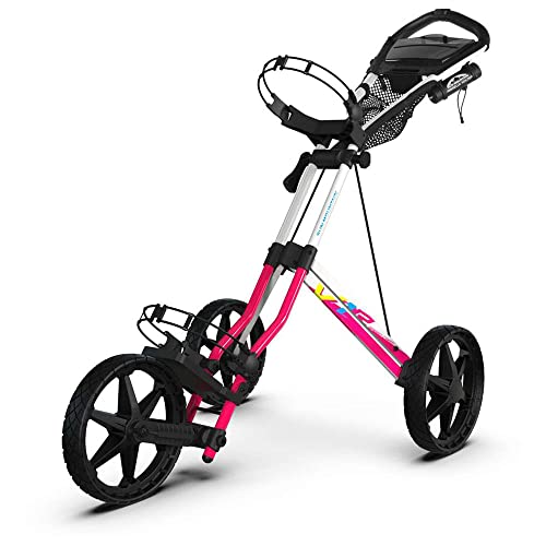 Sun Mountain Golf Speed Cart V1R in Pink/White/Blue