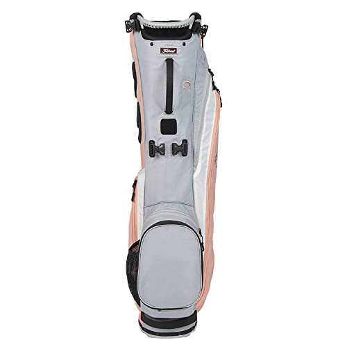 Titleist Players 4 Carbon Stand Bag - Peach/Gray/White