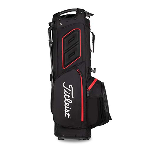Titleist Hybrid 5 Golf Bag - Black/Red