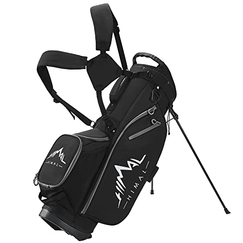 GoHimal Lightweight 14-Way Golf Stand Bag, Black