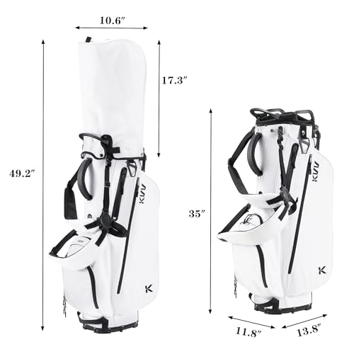 KVV Lightweight Golf Stand Bag with Full-Length Dividers