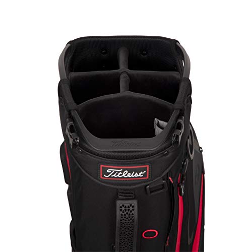 Titleist Hybrid 5 Golf Bag - Black/Red