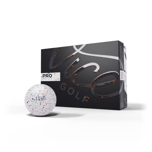 Limited Edition Vice Pro Plus Golf Balls (Drip Navy Orange)