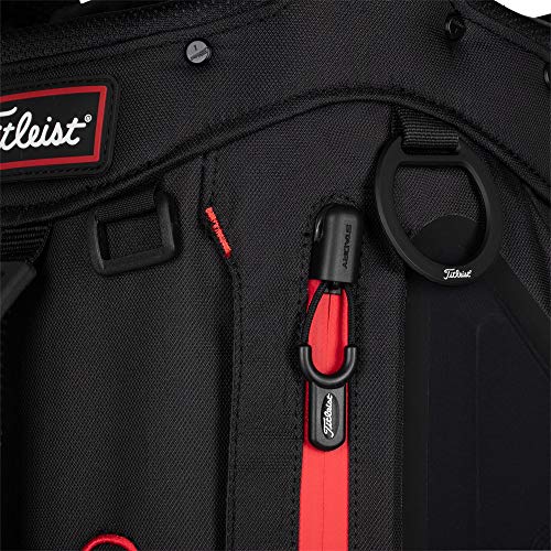 Titleist Hybrid 5 Golf Bag - Black/Red