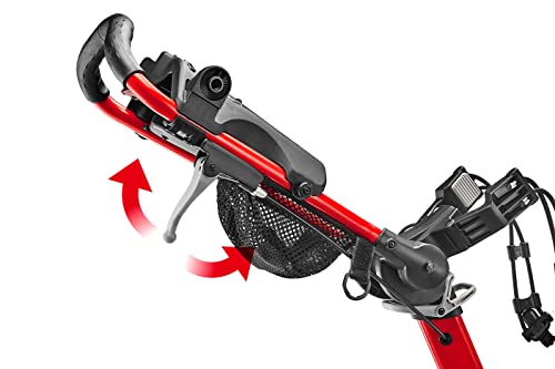 CaddyTek CaddyLite Red Compact Golf Push Cart