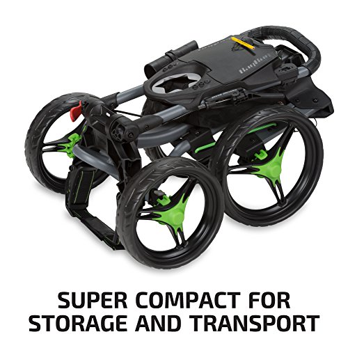 Bag Boy Quad XL Golf Push Cart, Scorecard Console