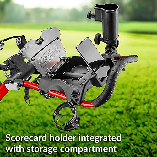 CaddyTek CaddyLite Red Compact Golf Push Cart