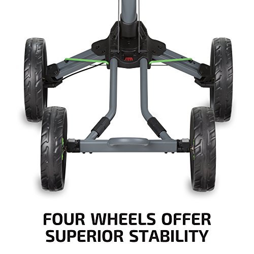 Bag Boy Quad XL Golf Push Cart, Scorecard Console