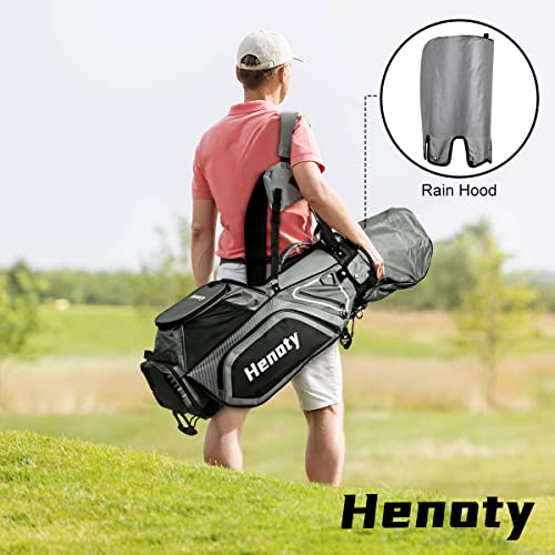 Henoty Ergonomic Golf Stand Bag with 14 Dividers