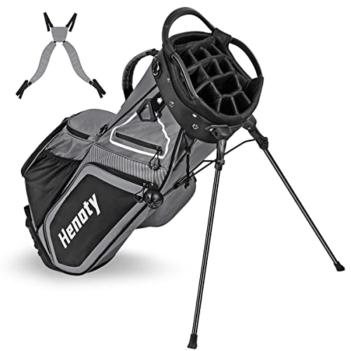 Henoty Ergonomic Golf Stand Bag with 14 Dividers
