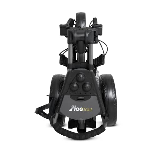 Pro Golf S20 3-Wheel Push Cart with Accessories