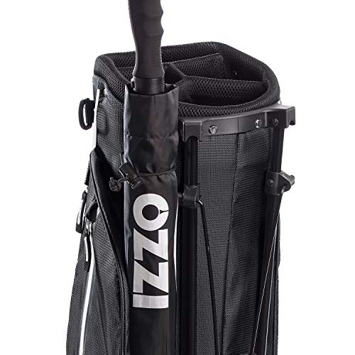 IZZO Ultra Lite Stand Bag - Black/White, Lightweight