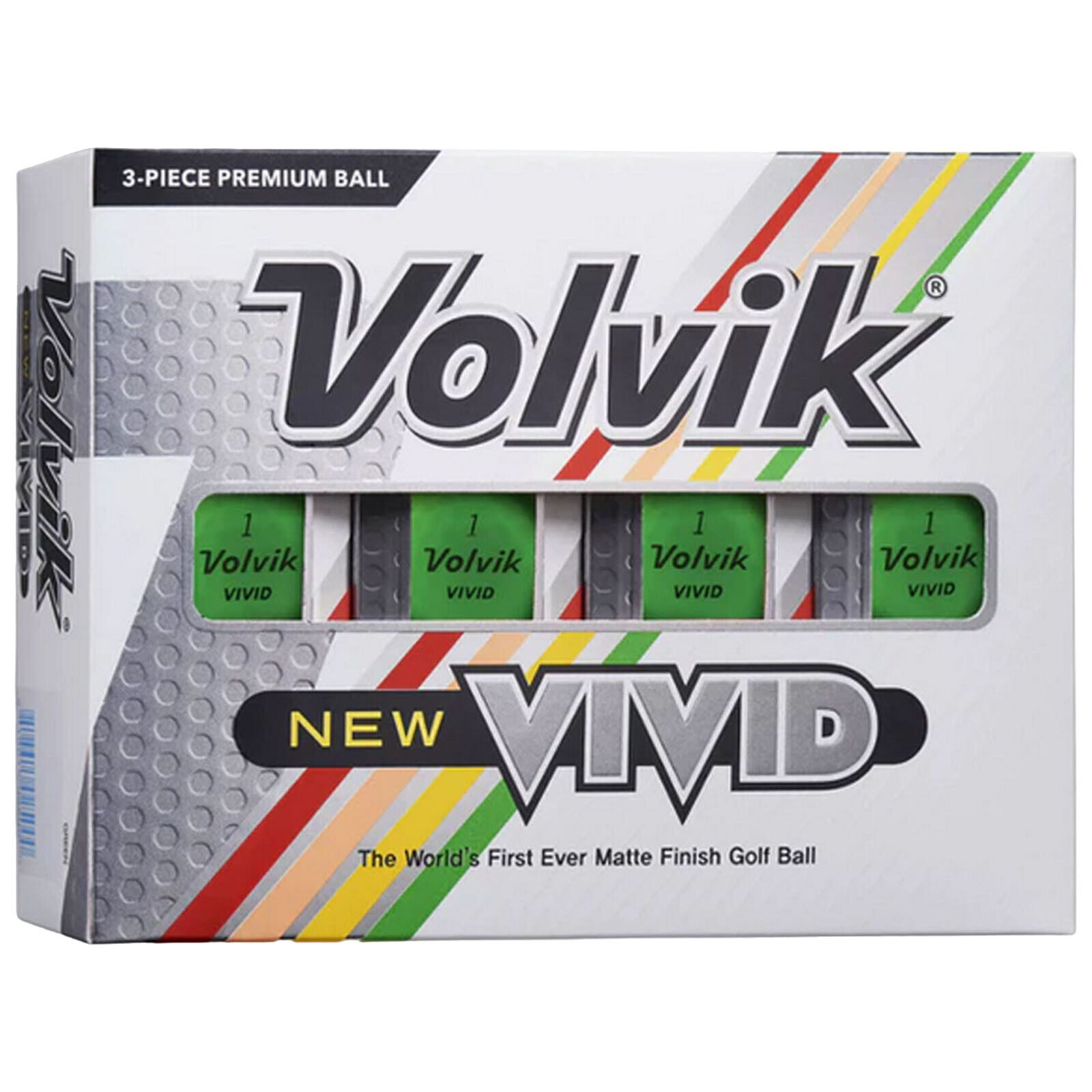 Vivid Golf Balls: Matte Green by Volvik, Dozen