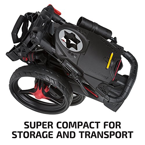 Bag Boy Compact 3 Golf Push Cart with Accessories